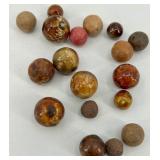 Bennington Clay Marbles - Assorted Blues & Earth Tones