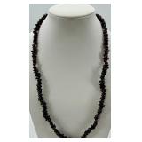 Beaded Necklaces - Red & Burgundy Multi-Strand Pendant Styles