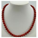 Beaded Necklaces - Red & Burgundy Multi-Strand Pendant Styles