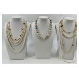 Pearl Necklaces - Freshwater Pearls & Color Accent Beads