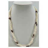 Pearl Necklaces - Freshwater Pearls & Color Accent Beads