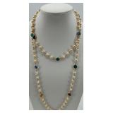 Pearl Necklaces - Freshwater Pearls & Color Accent Beads