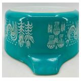 Pyrex Turquoise Blue Amish Butter Print Bowl 2 1/2 qt