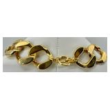 Assorted Gold-Tone Chain Necklaces including Pearl Accents