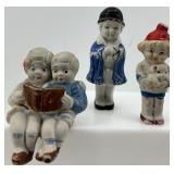 Vintage Made in Japan Ceramic Childre Figurines
