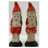 Vintage Hand Painted Santa Figurines