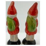 Vintage Hand Painted Santa Figurines