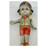 Three Vintage Japanese Paper Mache Figures - Hand Painted, Made in Japan