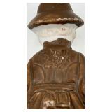 Seven Vintage Made in Japan Ceramic Child Figurines in Hats