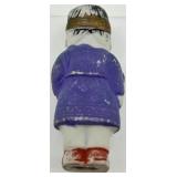 Five Hand-Painted Folk Art Children