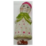 Five Hand-Painted Folk Art Children