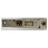 Glass Door Knob & Ornate Backplates with Strike Plate