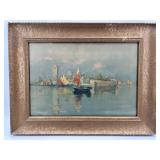Francis Hopkinson Smith Harbor Cityscape Print