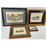 Bev Wickman & Clark M. Goff - Framed Prints Steam Ship Pereire & Martha