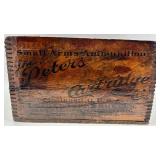 The Peters Cartridge Co Small Arms Ammunition Wooden Crate Cincinnati USA