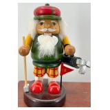 Nut Crackers with Wooden Display Cabinet