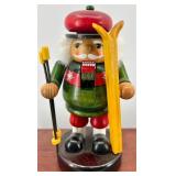 Nut Crackers with Wooden Display Cabinet