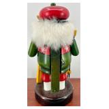 Nut Crackers with Wooden Display Cabinet