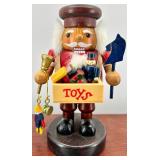 Nut Crackers with Wooden Display Cabinet