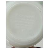 CorningWare Holly Days Mugs (8) & Susan Winget Leaf Dish