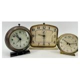 Gilbert Clocks, Westclox Baby Ben & Assorted Alarm Clocks (Lot of 3)
