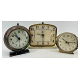 Gilbert Clocks, Westclox Baby Ben & Assorted Alarm Clocks (Lot of 3)