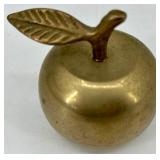 Pair Of Hand-Carved Polish Wood Candle Holders, Wooden Cheesebox, Brass Cricket, Apple and Bottle Opener