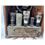 National Union Vintage Tube Radio - Wooden Cabinet