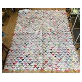 Patchwork Triangle Quilt & Mixed Fabrics