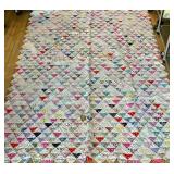 Patchwork Triangle Quilt & Mixed Fabrics