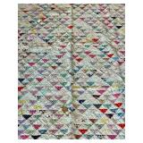 Patchwork Triangle Quilt & Mixed Fabrics