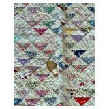 Patchwork Triangle Quilt & Mixed Fabrics