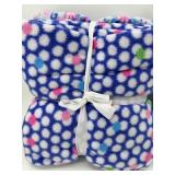 No Sew Throw Kit - 2-Print Fleece Throws NEW