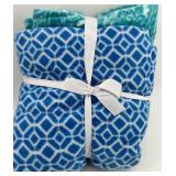 No Sew Throw Kit - 2-Print Fleece Throws NEW