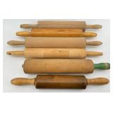 Assorted Wooden Rolling Pins - Mixed Sizes