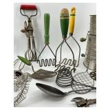Vintage Kitchen Tools including Bromwell