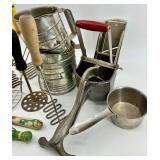 Vintage Kitchen Tools including Bromwell