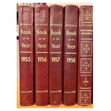 Encyclopaedia Britannica Set - Leather-Bound Multi-Volume Encyclopedia and Bookshelf