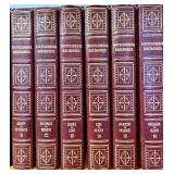 Encyclopaedia Britannica Set - Leather-Bound Multi-Volume Encyclopedia and Bookshelf