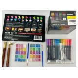 Alcohol Inks, Markers & Watercolor Paints, Acrylic Paints & Craft Scalpels - New in Box