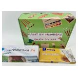 HTVRONT iPaint Kit & Memory Fabric Paint Set - Two Paint by Numbers Kits, New in Box
