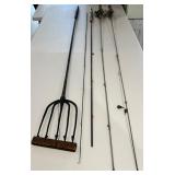 Assorted Fishing Rods & Reels