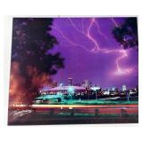ThunderDome Lightning City Skyline Art Print