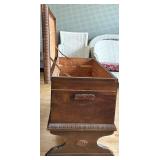 Cedar Chest with Carved Border and Decorative Feet