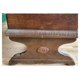 Cedar Chest with Carved Border and Decorative Feet