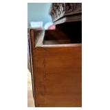 Ornate Carved Dresser with Removable Marble-Top