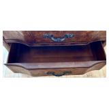 Ornate Carved Dresser with Removable Marble-Top
