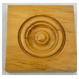 Wooden Rosette Blocks (Lot of 50)