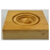 Wooden Rosette Blocks (Lot of 50)