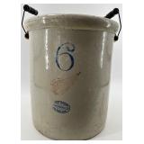 Vintage Red Wing Stoneware Crock with Wire Handles